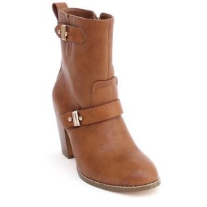 Dooballo Reese Cognac Ankle Boot Bootie (10)